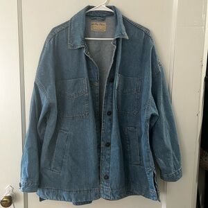 Free People Oversized Denim Jacket